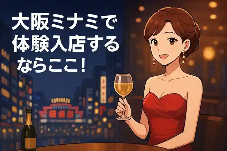 大阪ミナミで体験入店するならココ！初心者におすすめのキャバクラ